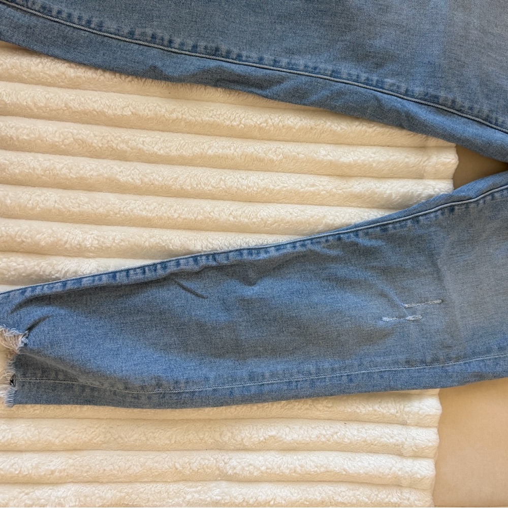 LOFT high Waist Skinny Women's Blue Jeans - Picture 5 of 9